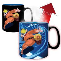 Naruto Shippuden - Tazza Cambia Colore con Calore - Naruto & Sasuke - 460 ml