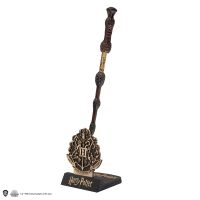 Harry Potter - Penna a Bacchetta di Albus Silente con Supporto e Segnalibro Lenticolare