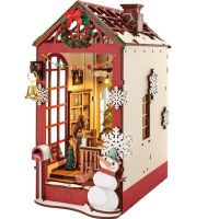 Christmas Indoor Scene - Book Nook in Legno - Rolife TG Series