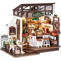 NO.17 Café - Book Nook in Legno - Rolife DIY House