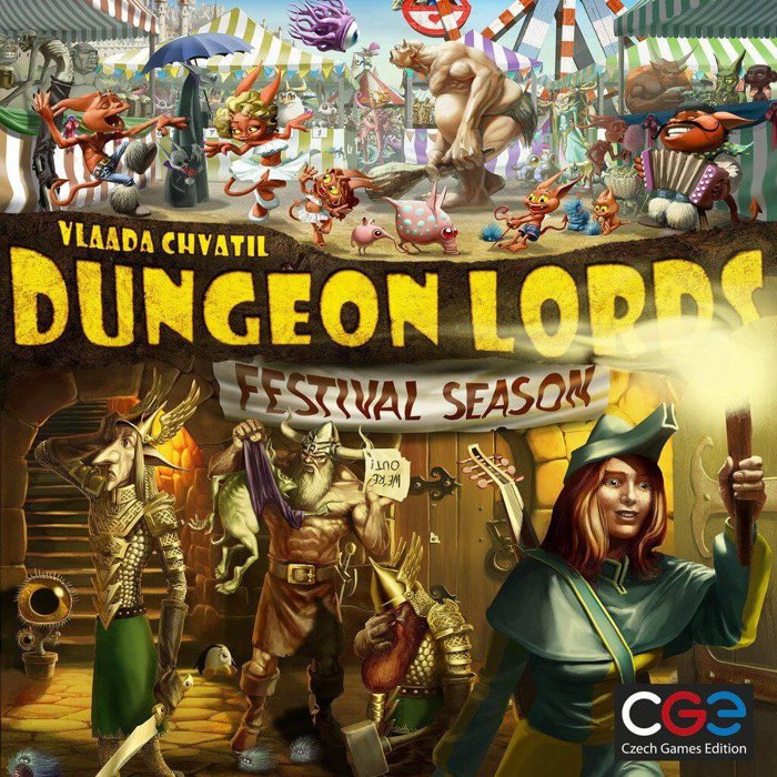 Copertina di Dungeon Lords: Festival Season Copertina di Dungeon Lords: Festival Season