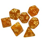 Set di 7 Dadi - Kitten Polyhedral Dice Set Orange Set di 7 Dadi - Kitten Polyhedral Dice Set Orange