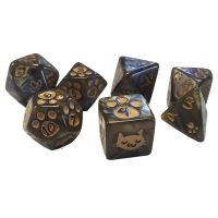 Set di 7 Dadi - Kitten Polyhedral Dice Set Brown Set di 7 Dadi - Kitten Polyhedral Dice Set Brown