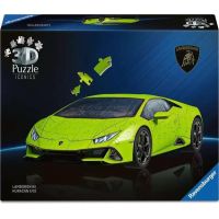 Puzzle 3D Lamborghini Huracán EVO Verde - 158 Pezzi