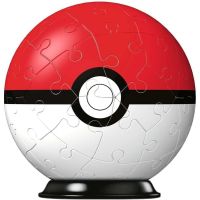 Puzzle Ball 3D - Pokemon - Pokeball Classica - 54 Pezzi