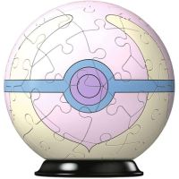 Puzzle Ball 3D - Pokemon - Pokeball Heal Ball Rosa - 54 Pezzi