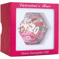 Dado a 20 Facce (D20) - Valentine's Rose 54mm