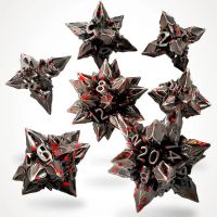 Set di 7 Dadi Deluxe - Dystopian Bane Metal RPG Dice Set