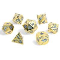 Set di 7 Dadi Deluxe - Divinity Unbound Metal RPG Dice Set