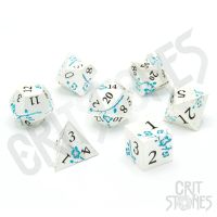 Set di 7 Dadi Deluxe - Iris Blossom Metal RPG Dice Set