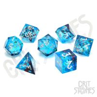 Set di 7 Dadi Deluxe - Mermaid's Maelstrom Liquid Core RPG Dice Set