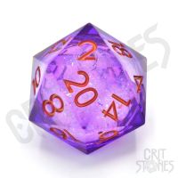 Dado D20 Deluxe 33mm - Feywild Sparkle Liquid Core D20