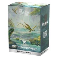 100 Bustine Standard Dragon Shield Matte Dual Art Sleeves - Landfall Series - Misty Rainforest