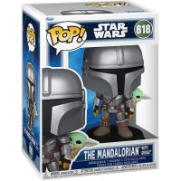Funko Pop! - Star Wars - The Mandalorian with Grogu - Numero 818