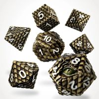 Set di 7 Dadi Deluxe - Drudaxizius Metal RPG Dice Set