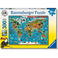 Puzzle Animali del Mondo - 300 Pezzi XXL