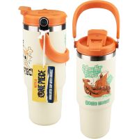 One Piece - Bicchiere Termico con Cannuccia 900 ml