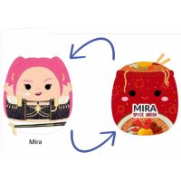 Kpop Demon Hunters - Squishmallows Peluche Reversibile in CDU - Mira (20 cm)
