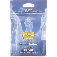 100 Bustine Dragon Shield - Perfect Fit Thick Inner Sleeves - Clear (AT-13004)