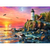 Puzzle 500 Pezzi - Faro alla Sera