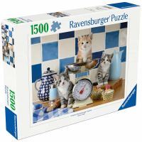 Puzzle 1500 pz - Gatti in Cucina