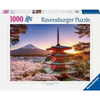 Puzzle 1000 pz - Ciliegi in fiore e Monte Fuji