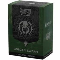 100 Bustine Standard Dragon Shield Matte Dual Art Sleeves - GOLGARI SWARM