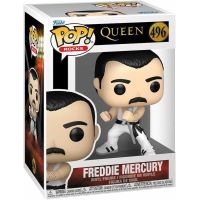 Funko Pop! - Rocks - Queen - Freddie Mercury (White Singlet) - Numero 496