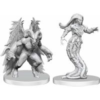 Pathfinder - Deep Cuts Miniatures - Gylou (Handmaiden Devil) & Ferrugon (Rust Devil)