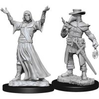WizKids Deep Cuts Miniatures - W15 Plague Doctory & Cultist