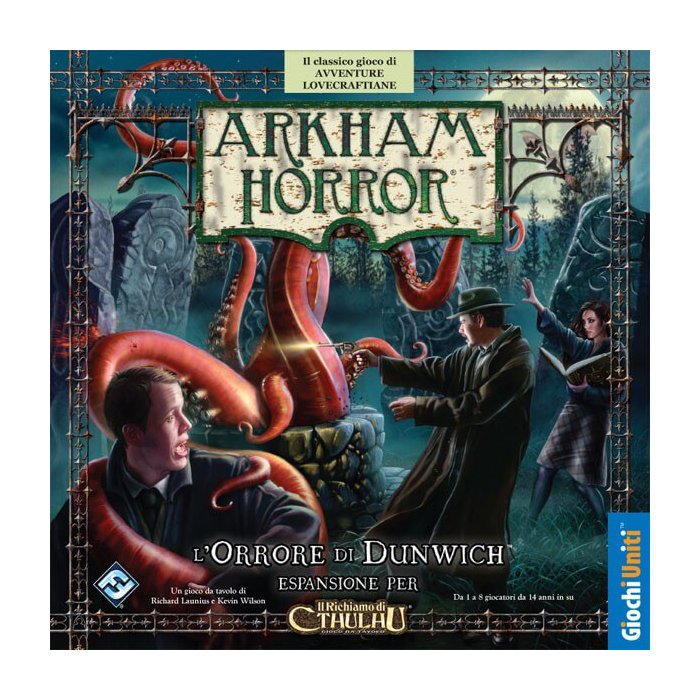 Copertina di Arkham Horror Vecchia Edizione: L'Orrore di Dunwich Copertina di Arkham Horror Vecchia Edizione: L'Orrore di Dunwich