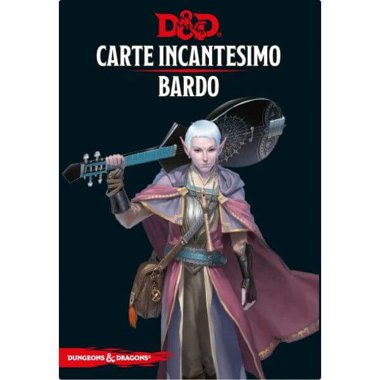 Copertina di Dungeons & Dragons: Carte Incantesimo - Bardo Copertina di Dungeons & Dragons: Carte Incantesimo - Bardo