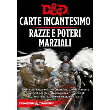 Copertina di Dungeons & Dragons: Carte Incantesimo - Razze e Poteri Marziali Copertina di Dungeons & Dragons: Carte Incantesimo - Razze e Poteri Marziali
