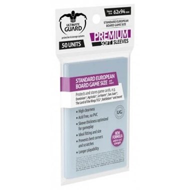 Copertina di Bustine Premium European Ultimate Guard 50 (62x94) Copertina di Bustine Premium European Ultimate Guard 50 (62x94)
