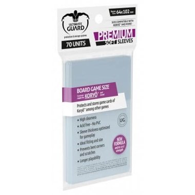 Copertina di Bustine Premium Koryo Ultimate Guard 70 (64x102) Copertina di Bustine Premium Koryo Ultimate Guard 70 (64x102)