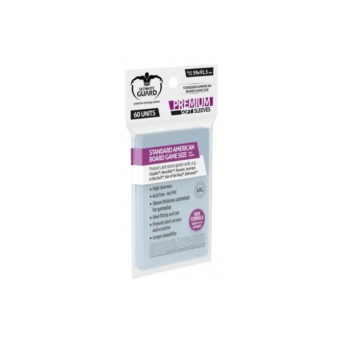 Copertina di Bustine Premium USA Ultimate Guard 60 (59x91,5) Copertina di Bustine Premium USA Ultimate Guard 60 (59x91,5)