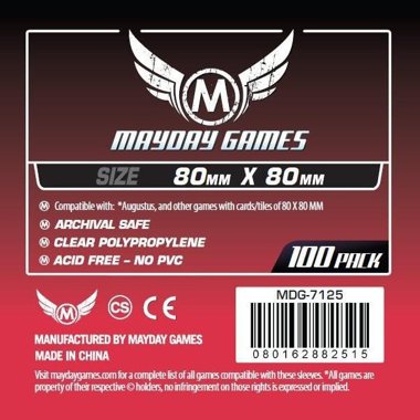 Copertina di Bustine Quadrate Mayday 100 (80x80) Copertina di Bustine Quadrate Mayday 100 (80x80)