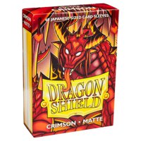 60 Bustine Dragon Shield Japanese Matte - CREMISI