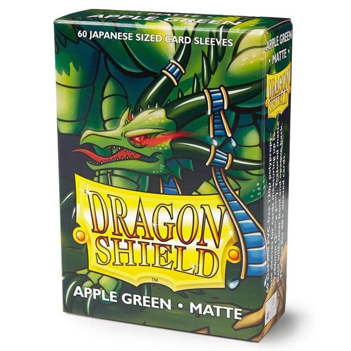 Copertina di Bustine Japanese Dragon Shield Matte 60 (VERDE MELA) Copertina di Bustine Japanese Dragon Shield Matte 60 (VERDE MELA)