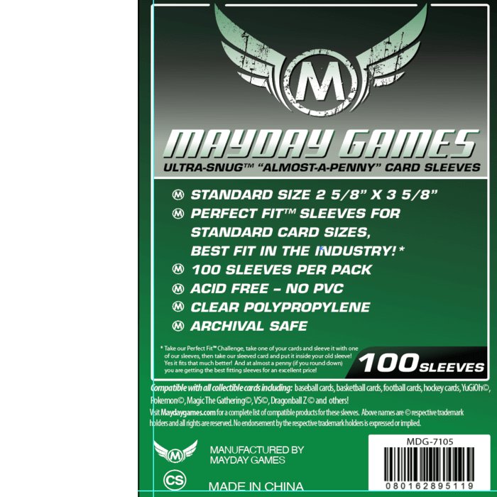 Copertina di Bustine Card Game Ultra-Cheap Mayday 100 (63,5x88) Copertina di Bustine Card Game Ultra-Cheap Mayday 100 (63,5x88)