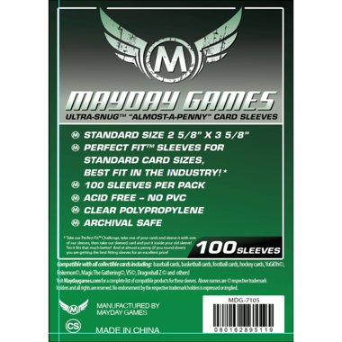 Bustine Card Game Ultra-Cheap Mayday 100 (63,5x88)