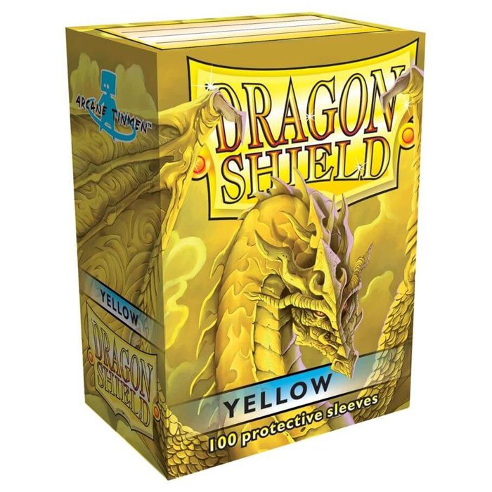 Copertina di Bustine Standard Dragon Shield 100 (GIALLO) Copertina di Bustine Standard Dragon Shield 100 (GIALLO)