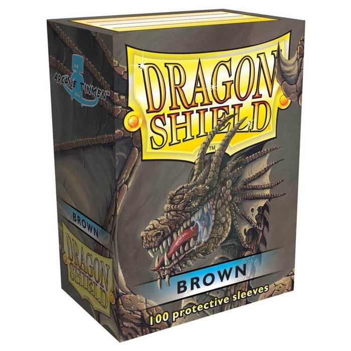 Copertina di Bustine Standard Dragon Shield 100 (MARRONE) Copertina di Bustine Standard Dragon Shield 100 (MARRONE)