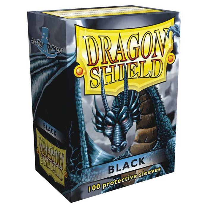 Copertina di Bustine Standard Dragon Shield 100 (NERO) Copertina di Bustine Standard Dragon Shield 100 (NERO)