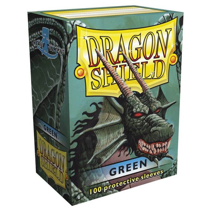 Copertina di Bustine Standard Dragon Shield 100 (VERDE) Copertina di Bustine Standard Dragon Shield 100 (VERDE)