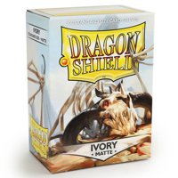 100 Bustine Standard Dragon Shield Matte Sleeves - IVORY