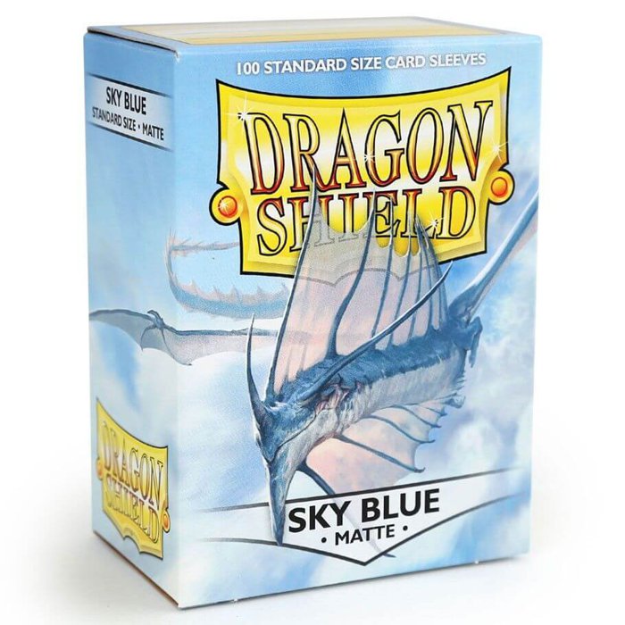 Copertina di Bustine Standard Dragon Shield Matte 100 (BLU CIELO) Copertina di Bustine Standard Dragon Shield Matte 100 (BLU CIELO)