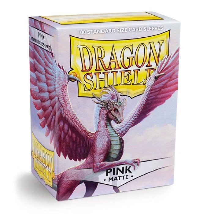Copertina di Bustine Standard Dragon Shield Matte 100 (ROSA) Copertina di Bustine Standard Dragon Shield Matte 100 (ROSA)