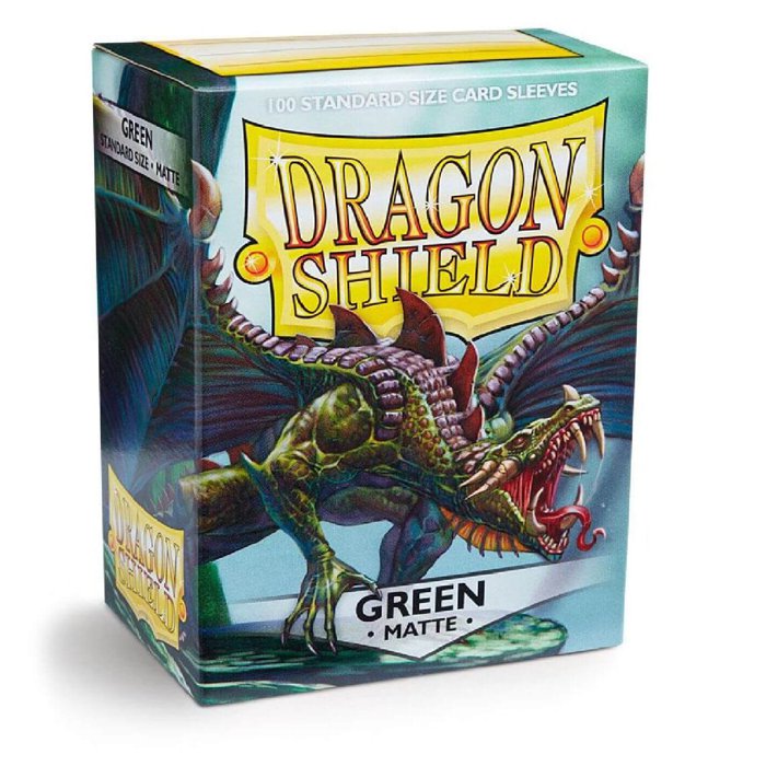 Copertina di Bustine Standard Dragon Shield Matte 100 (VERDE) Copertina di Bustine Standard Dragon Shield Matte 100 (VERDE)
