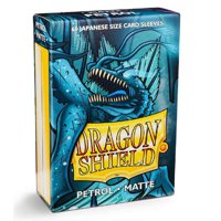 60 Bustine Dragon Shield Japanese Matte - BLU PETROLIO